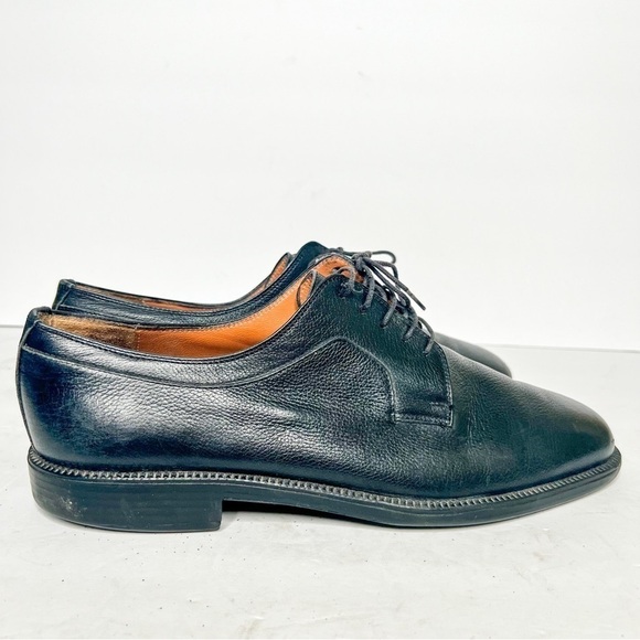 Salvatore Ferragamo Studio Men’s Black Leather Lace Up Dress Oxford Shoes Size 9 main image 5